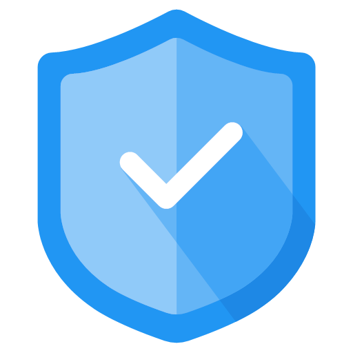 Police check shield icon